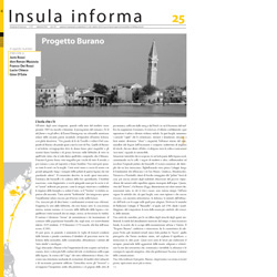 immagine di Insula Informa numero 25 del 2004 Progetto Burano